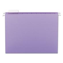 Colored Hanging File Folders with 1/5 Cut Tabs, Letter Size, 1/5-Cut Tabs, Lavender, 25/Box
