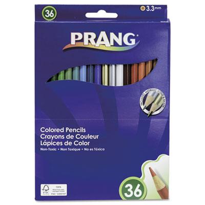 View larger image of Colored Pencil Sets, 3.3 mm, 2B, Assorted Lead and Barrel Colors, 36/Pack