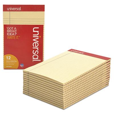 View larger image of Colored Perforated Ruled Writing Pads, Narrow Rule, 50 Ivory 5 X 8 Sheets, Dozen