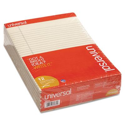 View larger image of Colored Perforated Ruled Writing Pads, Wide/legal Rule, 50 Ivory 8.5 X 11 Sheets, Dozen