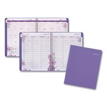Beautiful Day Weekly/Monthly Planner, Vertical-Column Format, 11 x 8.5, Purple Cover, 13-Month (Jan to Jan): 2024 to 2025