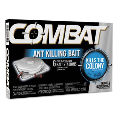 View larger image of Combat Ant Killing System, Child-Resistant, Kills Queen and Colony, 6/Box