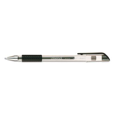 View larger image of Comfort Grip Gel Pen, Stick, Medium 0.7 mm, Black Ink, Clear/Black Barrel, Dozen