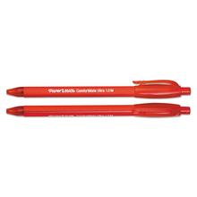ComfortMate Ultra Retractable Ballpoint Pen, Medium 1mm, Red Ink/Barrel, Dozen