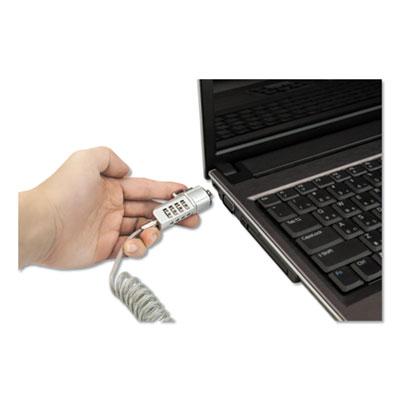 View larger image of Compact Combination Laptop Lock, 6 ft Steel Cable