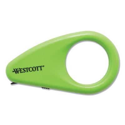 View larger image of Compact Safety Ceramic Blade Box Cutter, Fixed Blade, 0.5" Blade, 2.25" Plastic Handle, Green