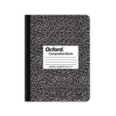 View larger image of Composition Book, Wide/Legal Rule, Black Marble Cover, (100) 9.75 x 7.5 Sheets