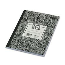 Composition Book, Quadrille Rule (5 sq/in), Black Marble Cover, (80) 10 x 7.88 Sheets