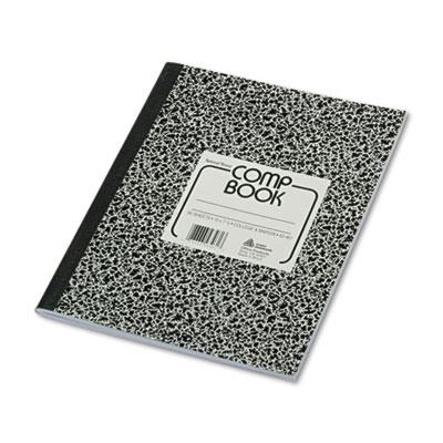 View larger image of Composition Book, Medium/College Rule, Black Marble Cover, (80) 10 x 7.88 Sheets