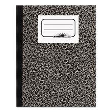 Composition Book, Wide/Legal Rule, Black Marble Cover, (80) 10 x 7.88 Sheets