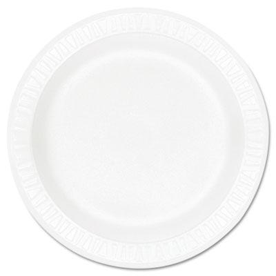 View larger image of Concorde Foam Plate, 9" dia, White, 125/Pack, 4 Packs/Carton