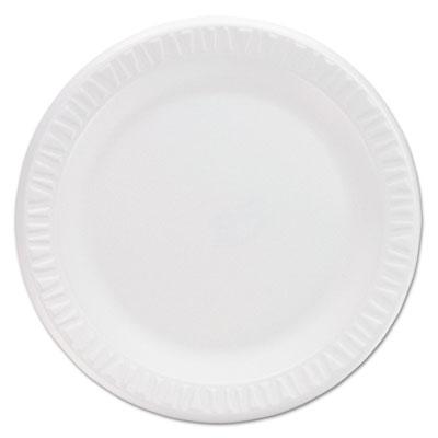 View larger image of Concorde Non-Laminated Foam Plates, 9"Diameter, White, 125/Pack