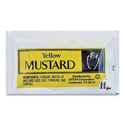 View larger image of Condiment Packets, Mustard, 0.16 oz Packet, 200/Carton