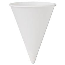 Cone Water Cups, ProPlanet Seal, Cold, Paper, 4 oz, White, 200/Bag, 25 Bags/Carton