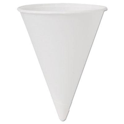 View larger image of Cone Water Cups, Cold, Paper, 4oz, White, 200/Pack