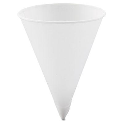 View larger image of Cone Water Cups, ProPlanet Seal, Cold, Paper, 4.25 oz, Rolled Rim, White, 200/Bag, 25 Bags/Carton