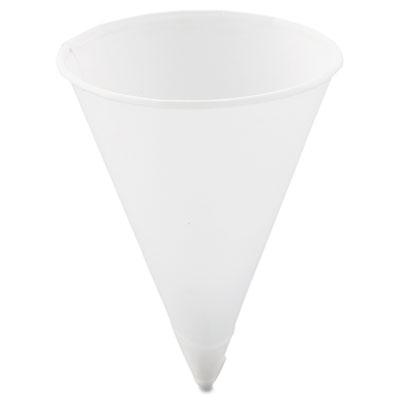 View larger image of Cone Water Cups, ProPlanet Seal, Cold, Paper, 4 oz, Rolled Rim, White, 200/Bag, 25 Bags/Carton