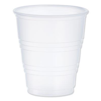 View larger image of High-Impact Polystyrene Cold Cups, 5 oz, Translucent, 100 Cups/Sleeve, 25 Sleeves/Carton