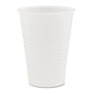 View larger image of High-Impact Polystyrene Cold Cups, 7 oz, Translucent, 100 Cups/Sleeve, 25 Sleeves/Carton