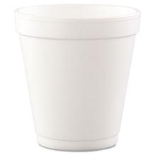 Conex Hot/Cold Foam Drinking Cups, 10oz, Squat, White, 40/Bag, 25 Bags/Carton