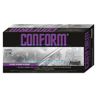 View larger image of Conform Natural Rubber Latex Gloves, 5 mil, Small, 100/Box