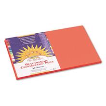 SunWorks Construction Paper, 50 lb Text Weight, 12 x 18, Orange, 50/Pack