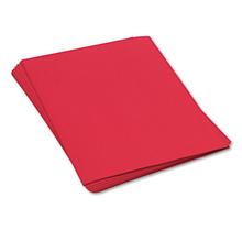 SunWorks Construction Paper, 50 lb Text Weight, 18 x 24, Holiday Red, 50/Pack