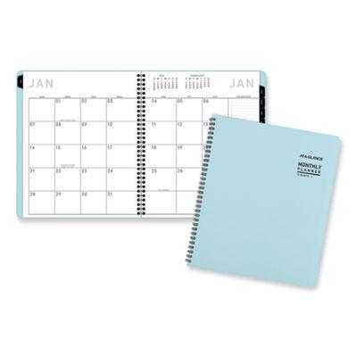 View larger image of Contemporary Lite Monthly Planner, 11 x 9.5, Light Blue Cover, 12-Month (Jan to Dec): 2024