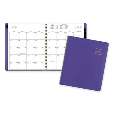 View larger image of Contemporary Monthly Planner, 11.38 x 9.63, Purple Cover, 12-Month (Jan to Dec): 2024