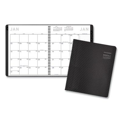 View larger image of Contemporary Monthly Planner, Premium Paper, 11 x 9, Graphite Cover, 12-Month (Jan to Dec): 2024