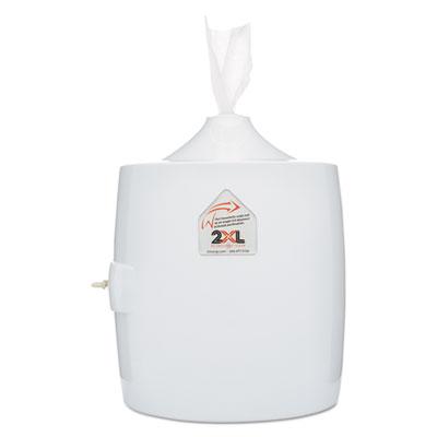 View larger image of Contemporary Wall Mount Wipe Dispenser, 11 x 11 x 13, White