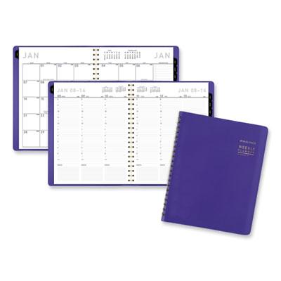 View larger image of Contemporary Weekly/Monthly Planner, 11.38 x 9, Purple Cover, 12-Month (Jan to Dec): 2024