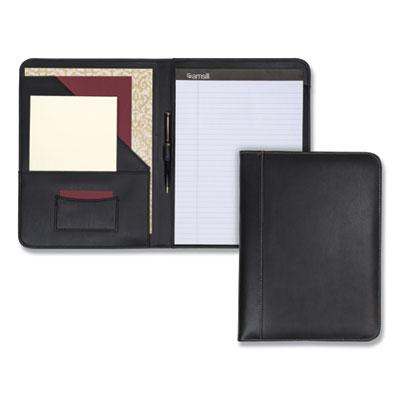 View larger image of Contrast Stitch Leather Padfolio, 8 1/2 x 11, Leather, Black