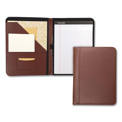 View larger image of Contrast Stitch Leather Padfolio, 8 1/2 x 11, Leather, Tan