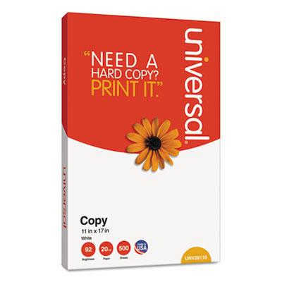 View larger image of Copy Paper, 92 Bright, 20lb, 11 x 17, White, 500 Sheets/Ream, 5 Reams/Carton