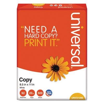 View larger image of Copy Paper, 92 Bright, 20lb, 8.5 x 11, White, 500 Sheets/Ream, 10 Reams/Carton