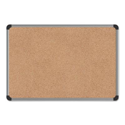 View larger image of Cork Board with Aluminum Frame, 24 x 18, Tan Surface