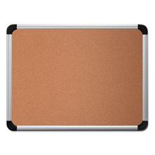 Cork Board with Aluminum Frame, 36 x 24, Tan Surface