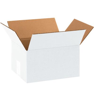View larger image of 10 x 8 x 6" White Corrugated Boxes