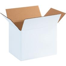 11 3/4 x 8 3/4 x 8 3/4" White Corrugated Boxes