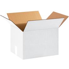 Corrugated Boxes, 16" x 12" x 12", White, 25/Bundle, 32 ECT