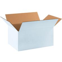 17 1/4 x 11 1/4 x 8" White Corrugated Boxes