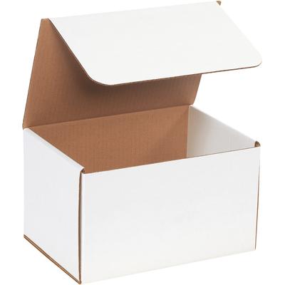 View larger image of 10 x 7 x 6" White Corrugated Mailers