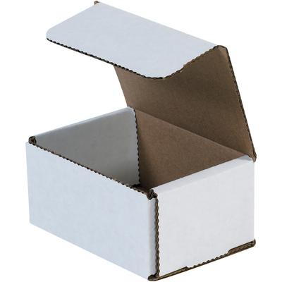 View larger image of Corrugated Mailers, 4" x 3" x 2", White, 50/Bundle, 32 ECT