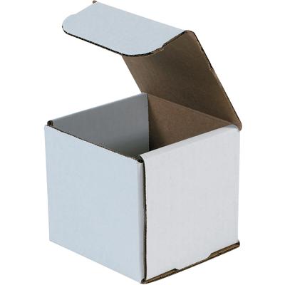 View larger image of 4 x 4 x 4" White Corrugated Mailers