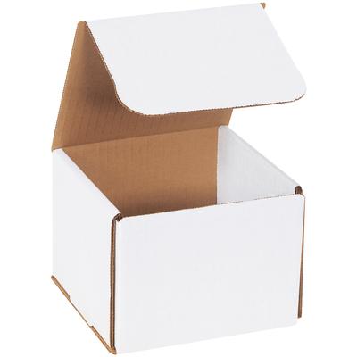 View larger image of 5 x 5 x 4" White Corrugated Mailers