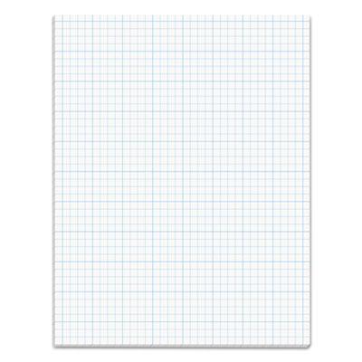 View larger image of Cross Section Pads, Cross-Section Quadrille Rule (4 Sq/in, 1 Sq/in), 50 White 8.5 X 11 Sheets