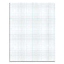 Cross Section Pads, Cross-Section Quadrille Rule (5 Sq/in, 1 Sq/in), 50 White 8.5 X 11 Sheets