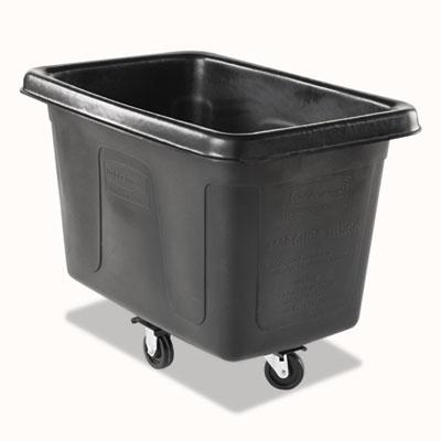 View larger image of Cube Truck, 59 gal, 300 lb Capacity, Plastic, Black