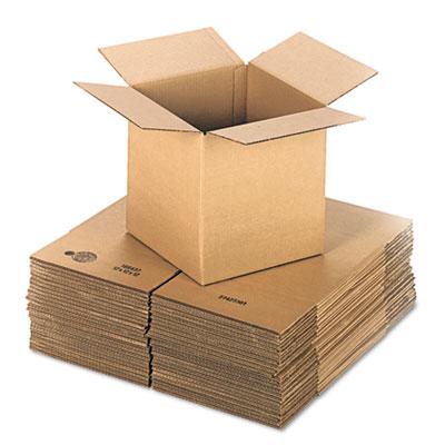 View larger image of Cubed Fixed-Depth Shipping Boxes, Regular Slotted Container (RSC), 12" x 12" x 12", Brown Kraft, 25/Bundle